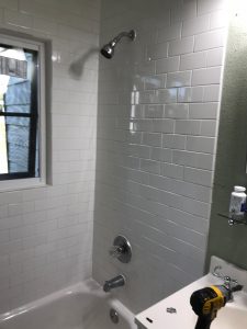 home bathroom repair project