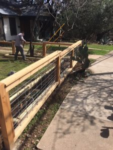 Fence Wiring project GARSC