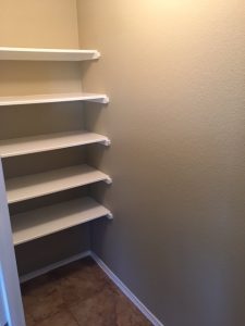 Kitchen Shelving Installation project