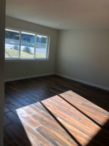 Livingroom Flooring installation project
