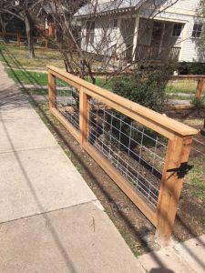 Wire Fence build by GARSC
