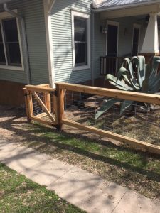 Yard Fence installtion by GARSC