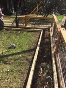 Yard fencing project by GARSC